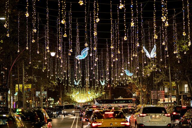 Paseo de Gracia luces de navidad