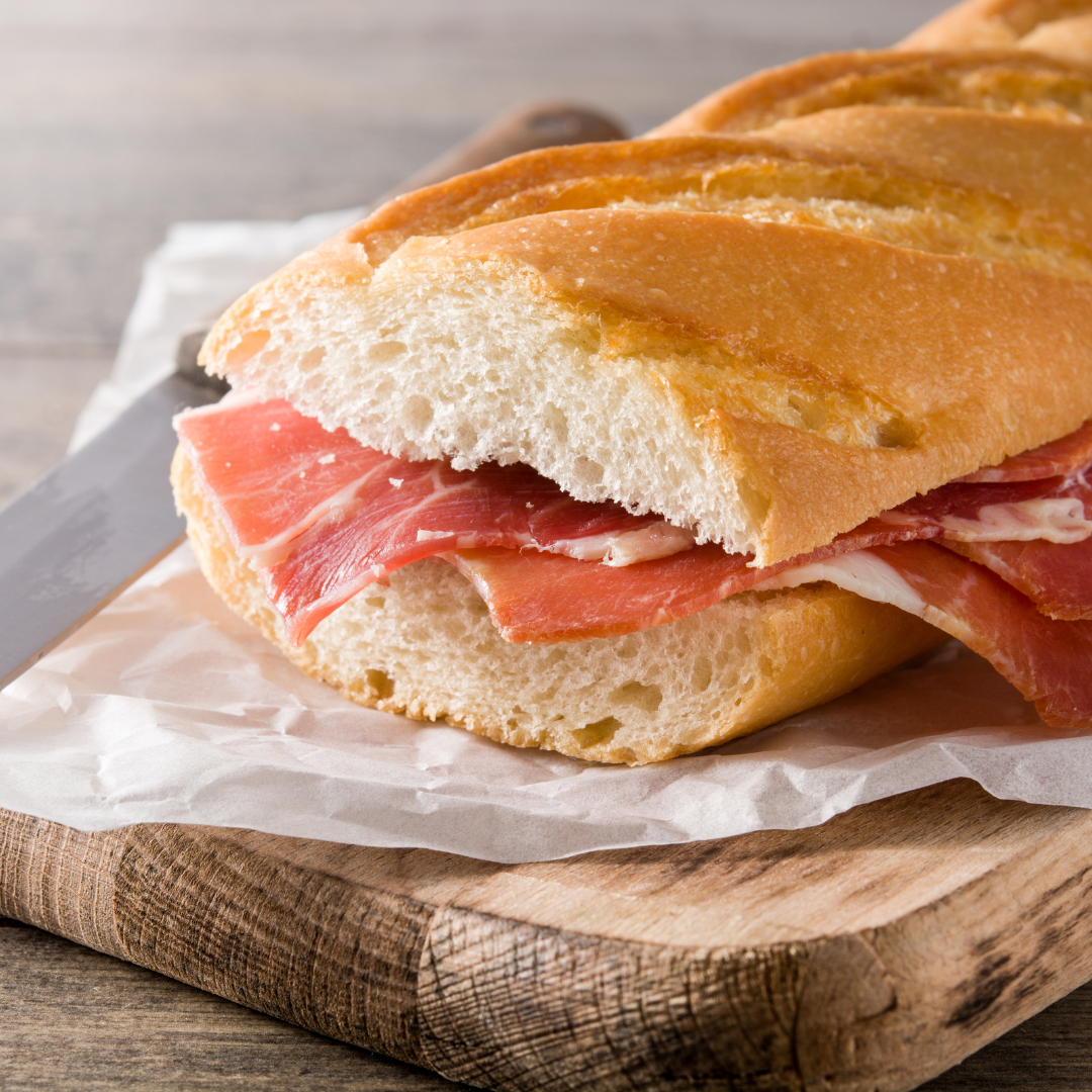 Bocadillo de jamón serrano