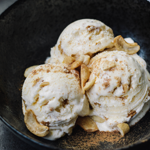 Receta de helado de turrón