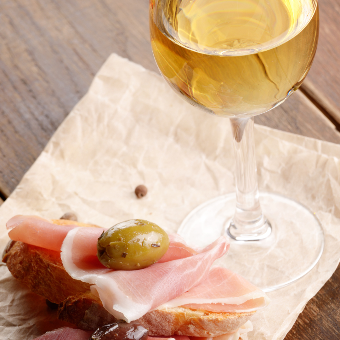 Cava y jamón serrano