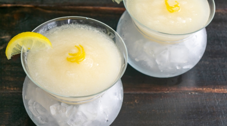 Cava al sorbete de limón