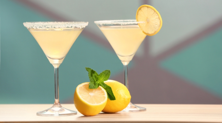 Lemon drop martini