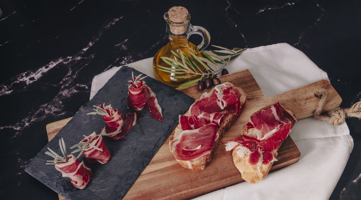 Jamón emplatado