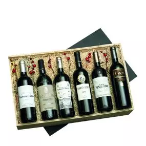 Estuche de vinos con 6 Botellas