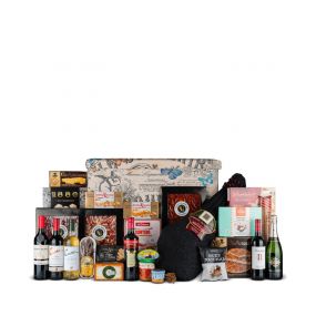 Baul Plegable Navidad Nº46 - Jamón Bodega 6,5k y Embutidos + Queso 450g y selección vinos