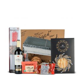 Especialisimo A la Brasa Nº597N - Set para Barbacoa con chorizo y vino