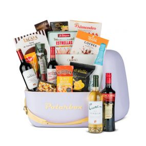 Lote Nevera Portátil Polarbox Nº33 - Vinos y Vermut + Salchichón Ibérico y dulces Navideños