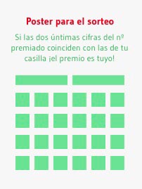 Poster para cestas de sorteo